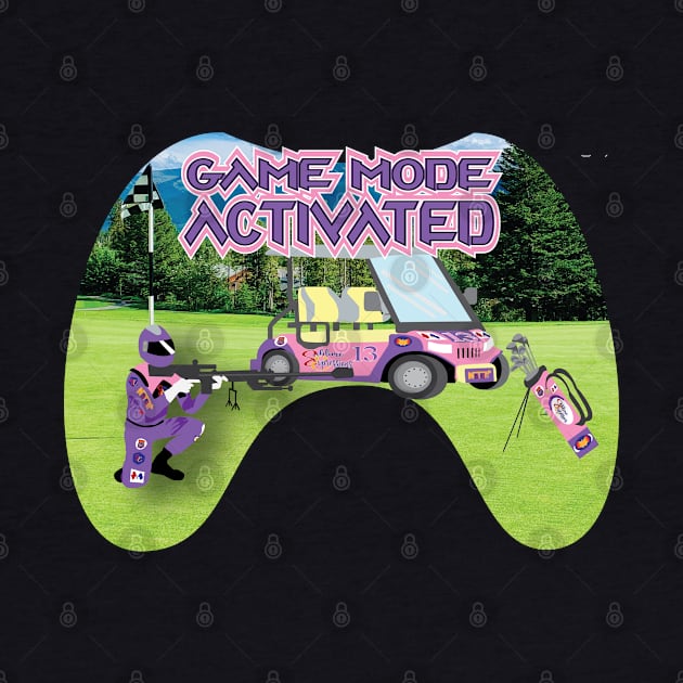 Gamer Mode Activated Pink golf course by Sublime Expressions